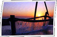 On the beach of Valencia, Spain